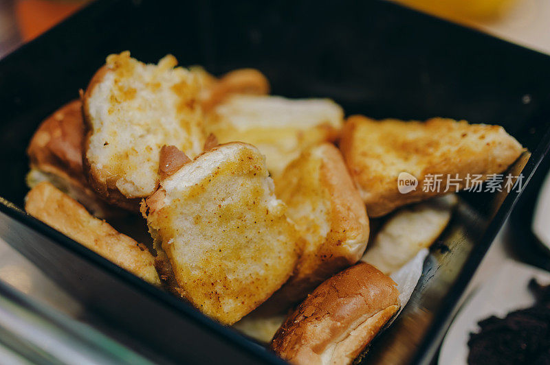 Paw bhajji食物库存照片